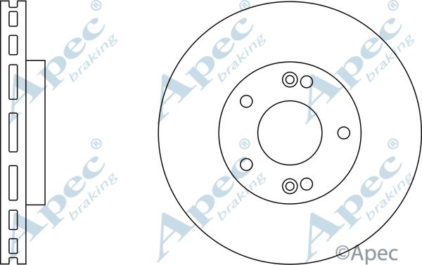 APEC BRAKING Тормозной диск DSK2251